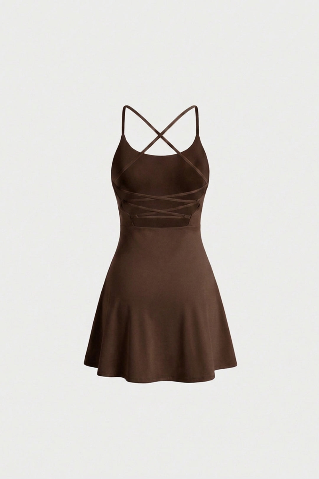 Dames Tennisjurk | Ingebouwd Broekje | Open Back Sportjurk