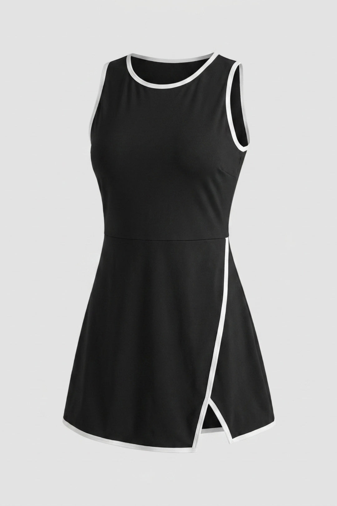 Dames Tennisjurk | Ingebouwde Binnen broek | Zwarte Sportjurk
