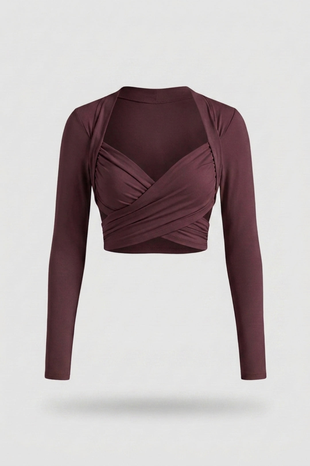 Dames Yoga Top | Wikkel Design | Cut Out Activewear Top | Long Sleeve
