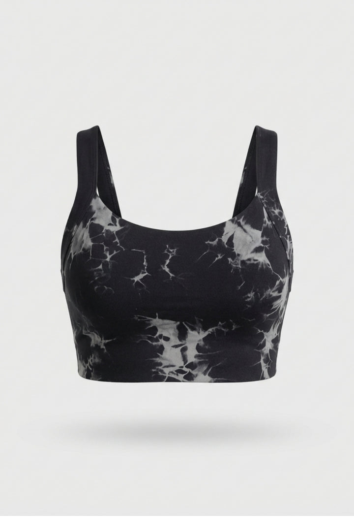 Women's Sports Bra Top | Seamless Tie-Dye | Breathable & Stretch