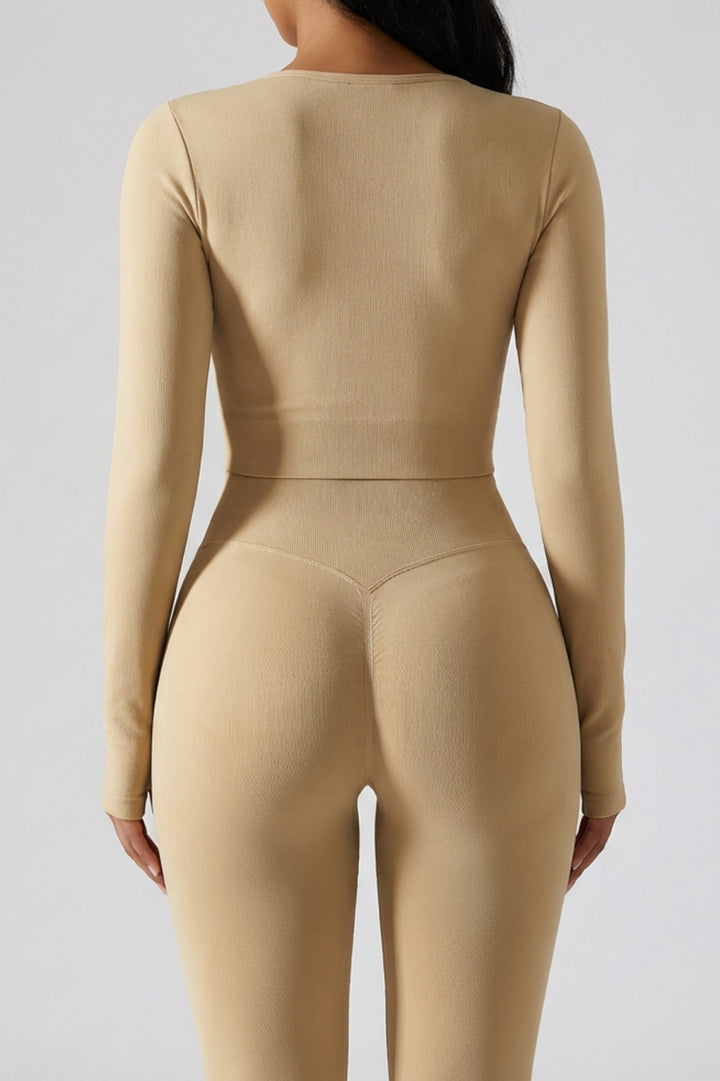 Fitnesslegging voor dames | Hoge taille | Naadloos & push-up
