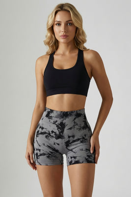 Fitnessshorts voor dames | Hoge taille | Naadloos en vormgevend