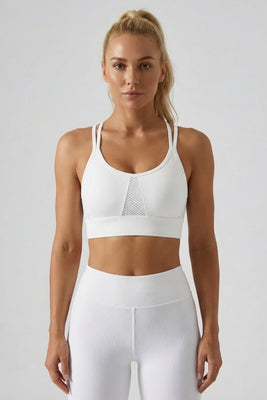Women's Sports Bra Top | Cross-Back | Lightweight & Breathable