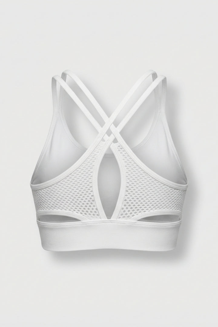 Women's Sports Bra Top | Cross-Back | Lightweight & Breathable