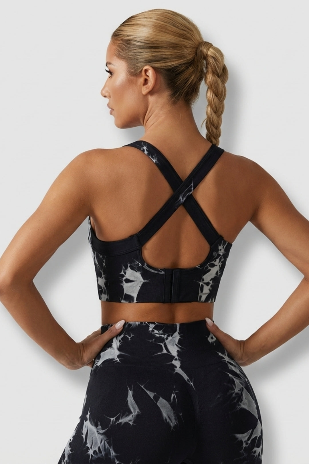 Women's Sports Bra Top | Seamless Tie-Dye | Breathable & Stretch