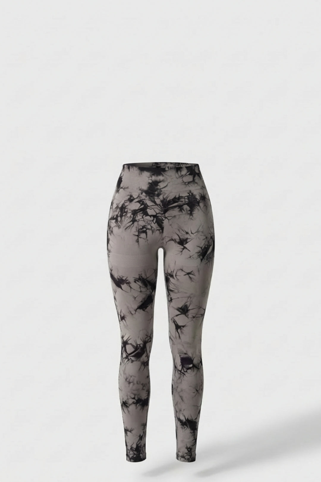 Dames fitnesslegging met tie-dye print | Hoge taille | Naadloos en vormgevend