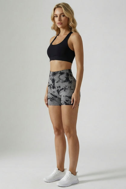 Fitnessshorts voor dames | Hoge taille | Naadloos en vormgevend