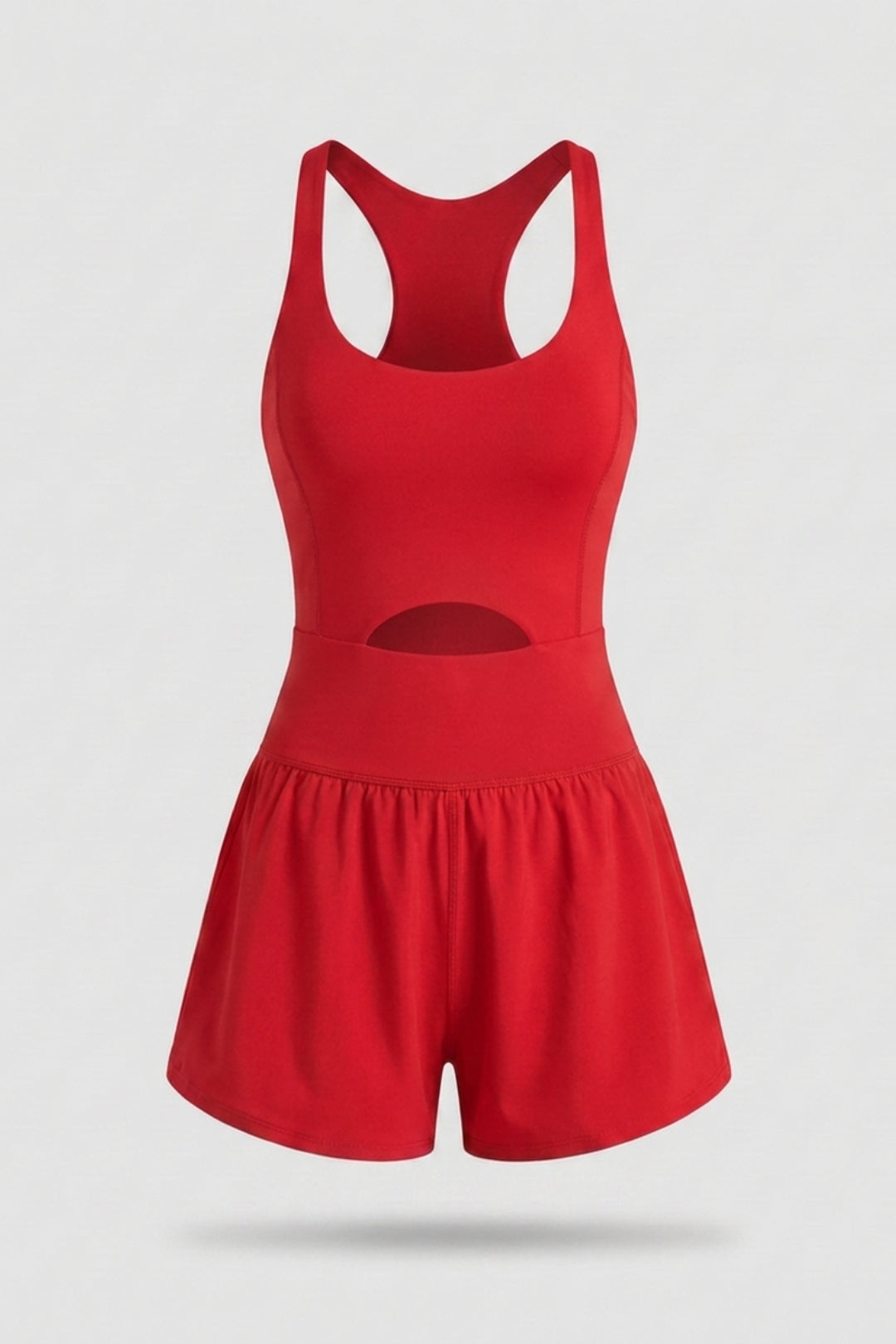 Dames Activewear Jumpsuit | Racerback | One Piece Met Short