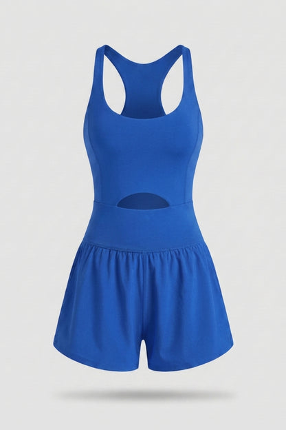 Dames Activewear Jumpsuit | Racerback | One Piece Met Short