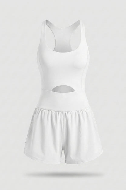 Dames Activewear Jumpsuit | Racerback | One Piece Met Short