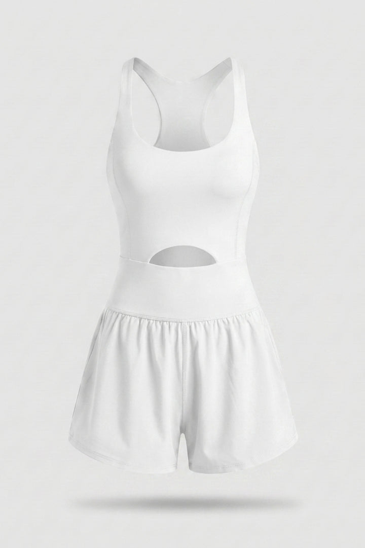 Dames Activewear Jumpsuit | Racerback | One Piece Met Short