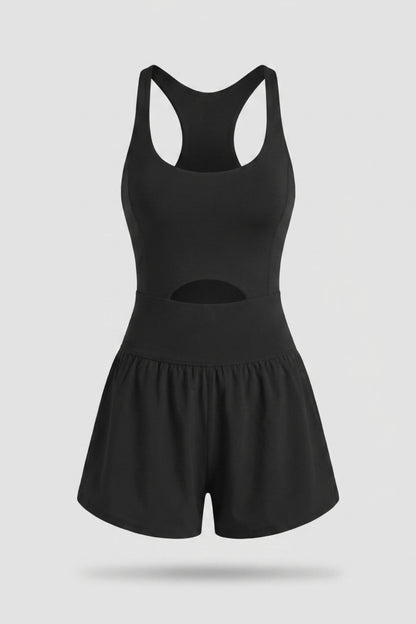 Dames Activewear Jumpsuit | Racerback | One Piece Met Short