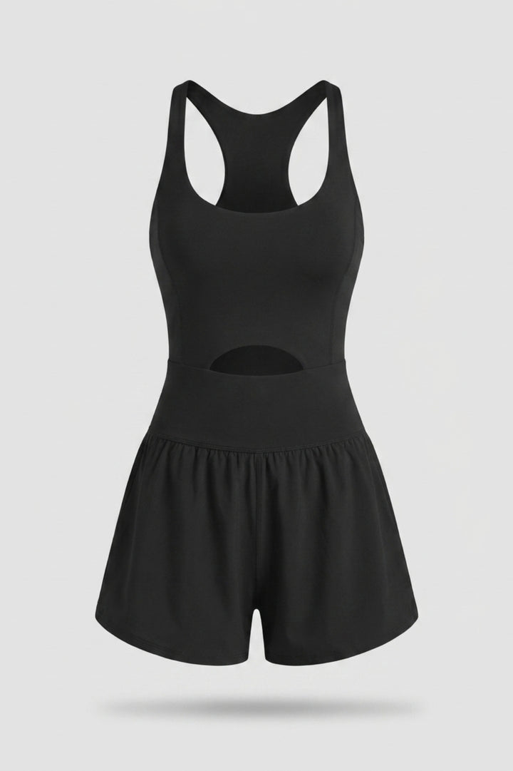 Dames Activewear Jumpsuit | Racerback | One Piece Met Short