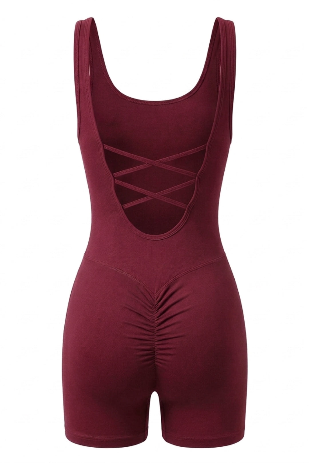 Dames Activewear Onesie | Aansluitende Fit | Open Rug | Tummy Control Look