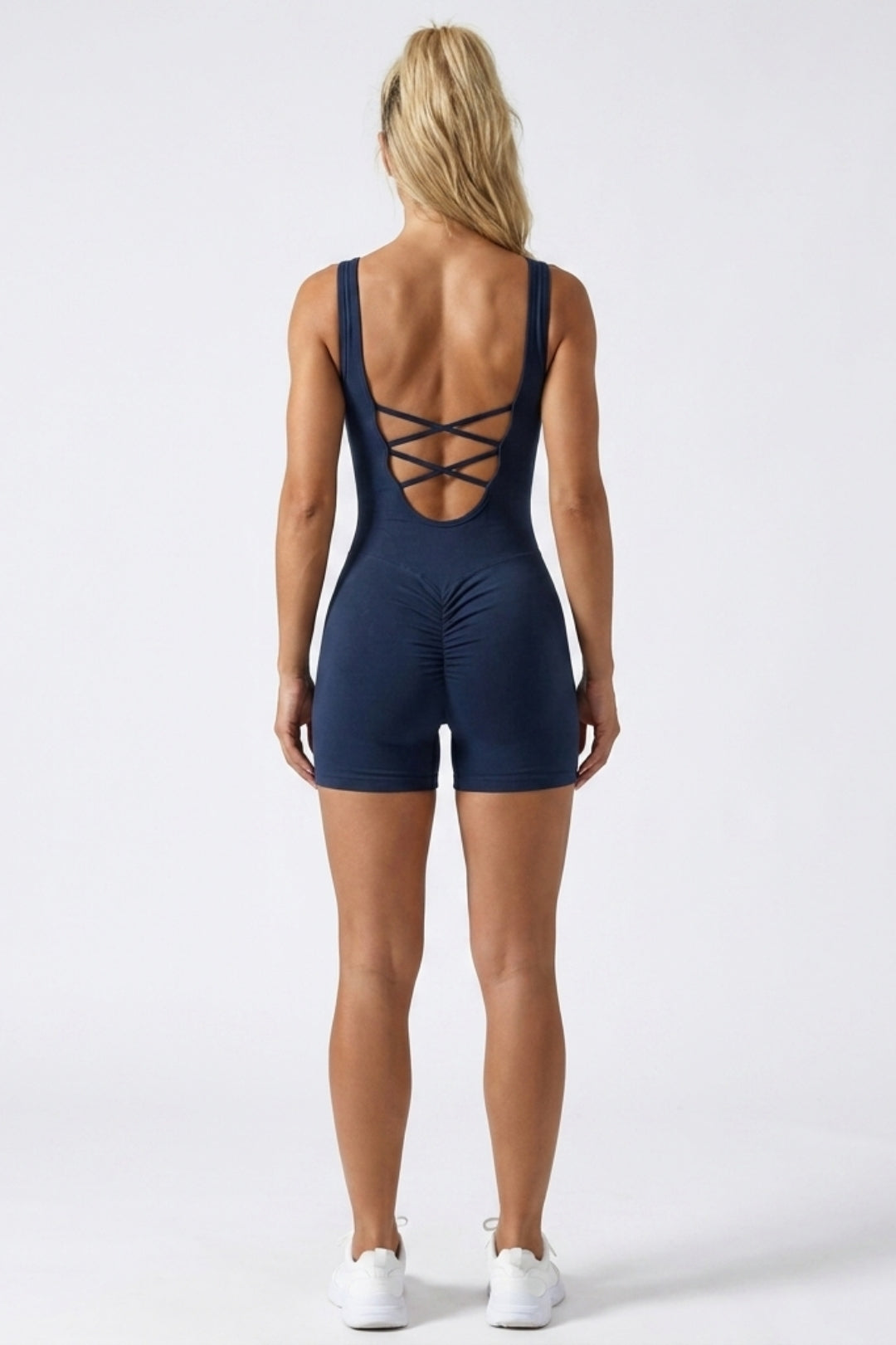 Dames Activewear Onesie | Aansluitende Fit | Open Rug | Tummy Control Look