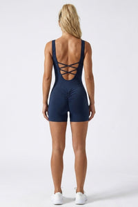 Dames Activewear Onesie | Aansluitende Fit | Open Rug | Tummy Control Look