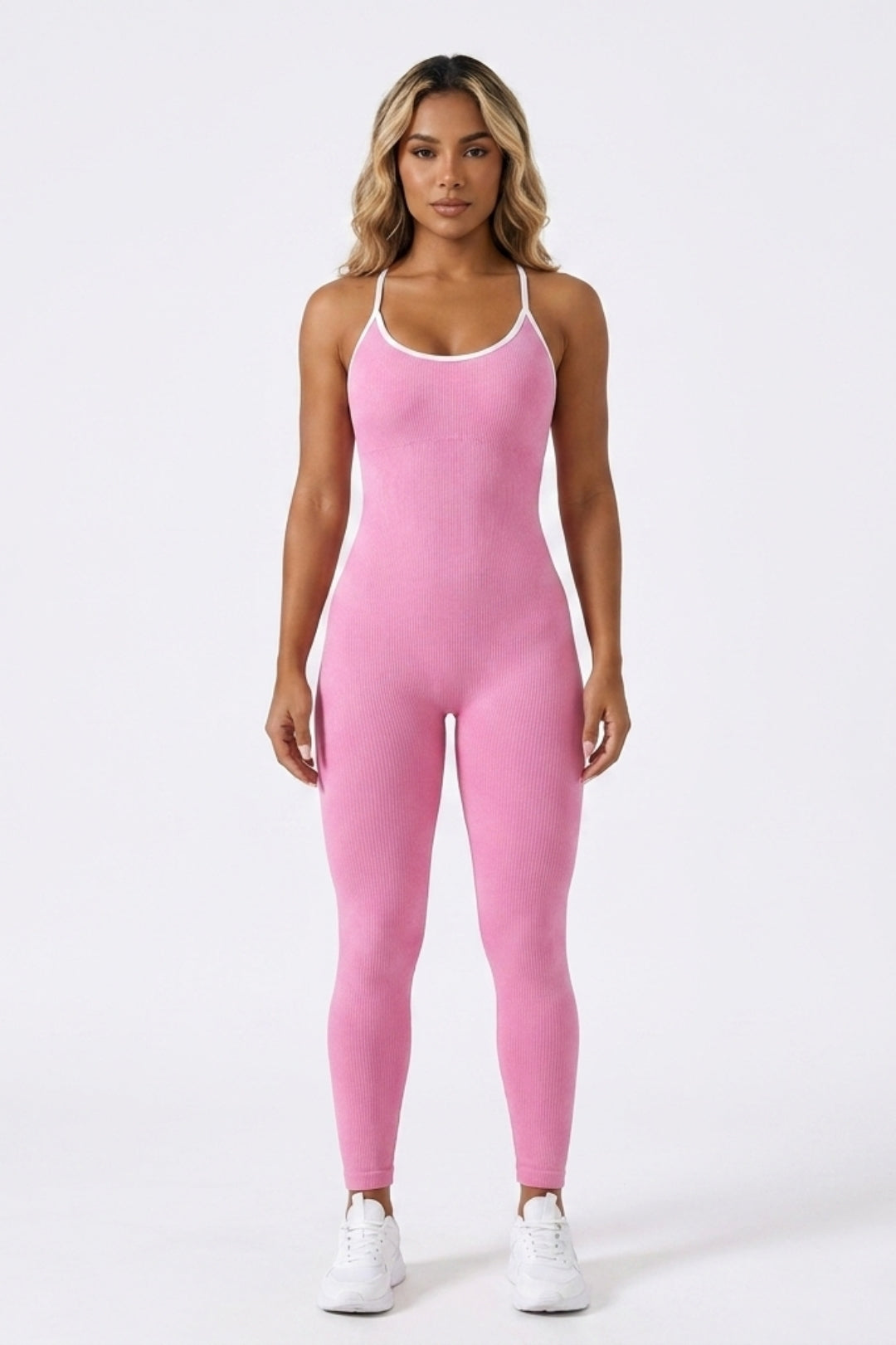 Dames Activewear Onesie | Aansluitende Fit | Strappy Yoga Jumpsuit