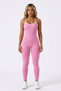 Dames Activewear Onesie | Aansluitende Fit | Strappy Yoga Jumpsuit