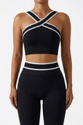 Dames Activewear Set | Sculpting Fit | Contrast Bies | Sportieve Workout Outfit