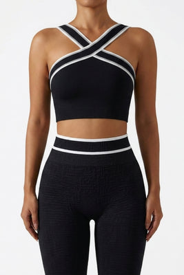 Dames Activewear Set | Sculpting Fit | Contrast Bies | Sportieve Workout Outfit