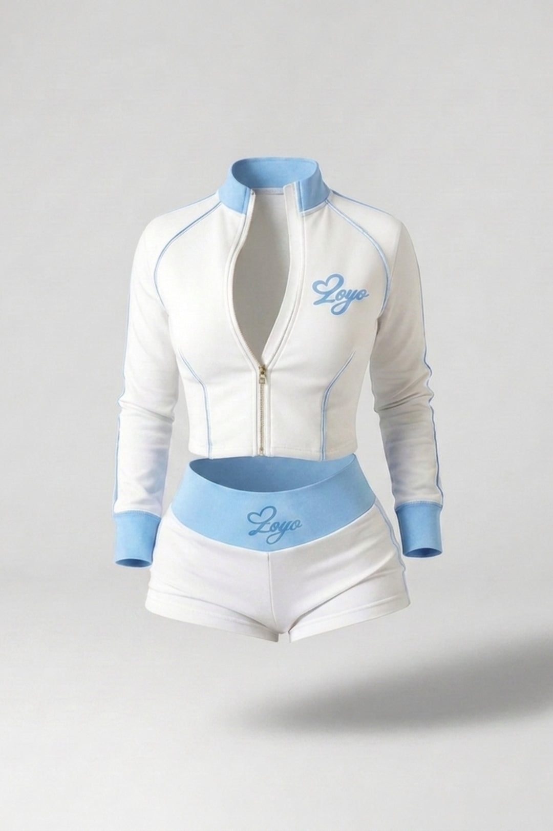 Dames Activewear Set | Sculpting Fit | Cropped Vest | Sportieve Shorts Set