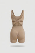 Dames Biker One Piece | Aansluitende Fit | Scrunch Detail | Open Rug Sport One Piece