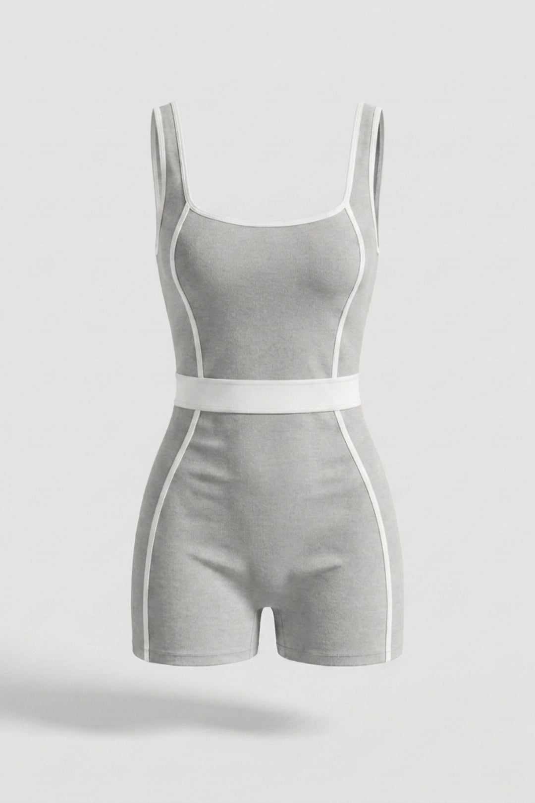 Dames Biker jumpsuit | Aansluitende Fit | Contrast Bies | Sportieve One-Piece