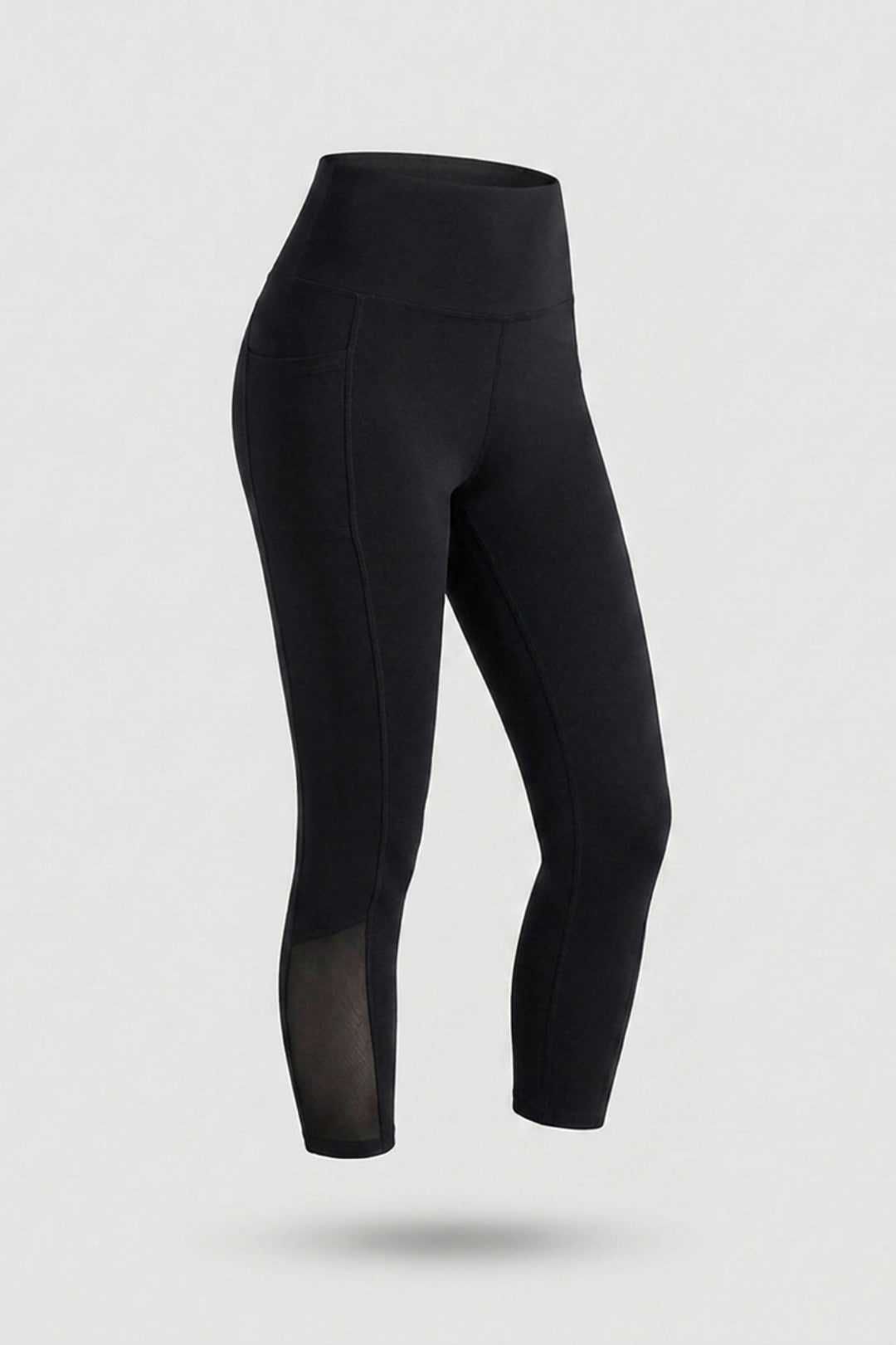 Dames Capri Legging | Sculpting Fit | Marble Print | Sportlegging Met Zak