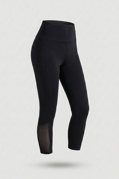 Dames Capri Legging | Sculpting Fit | Marble Print | Sportlegging Met Zak