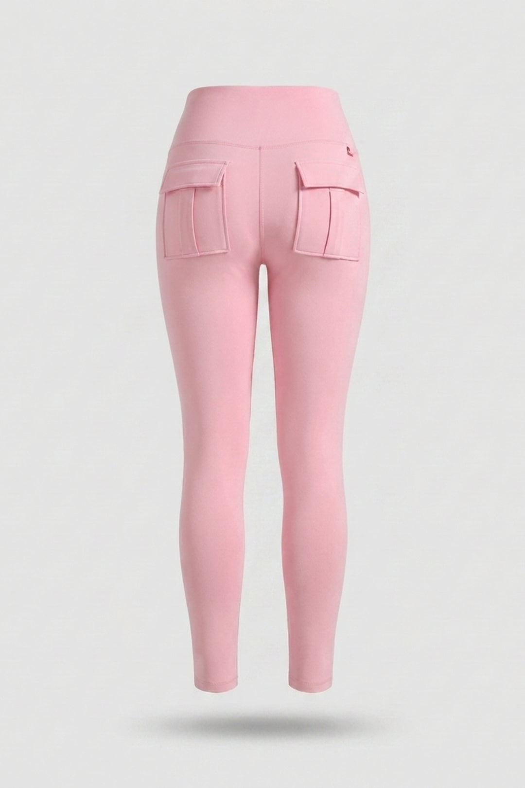 Dames Cargo Legging | Sculpting Fit | High Waist | Lichtblauwe Sportlegging Met Zakken