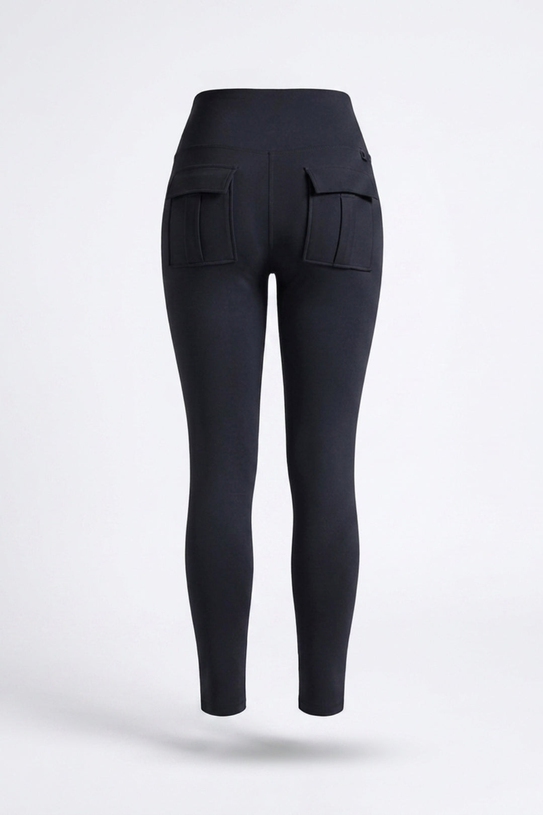 Dames Cargo Legging | Sculpting Fit | High Waist | Lichtblauwe Sportlegging Met Zakken