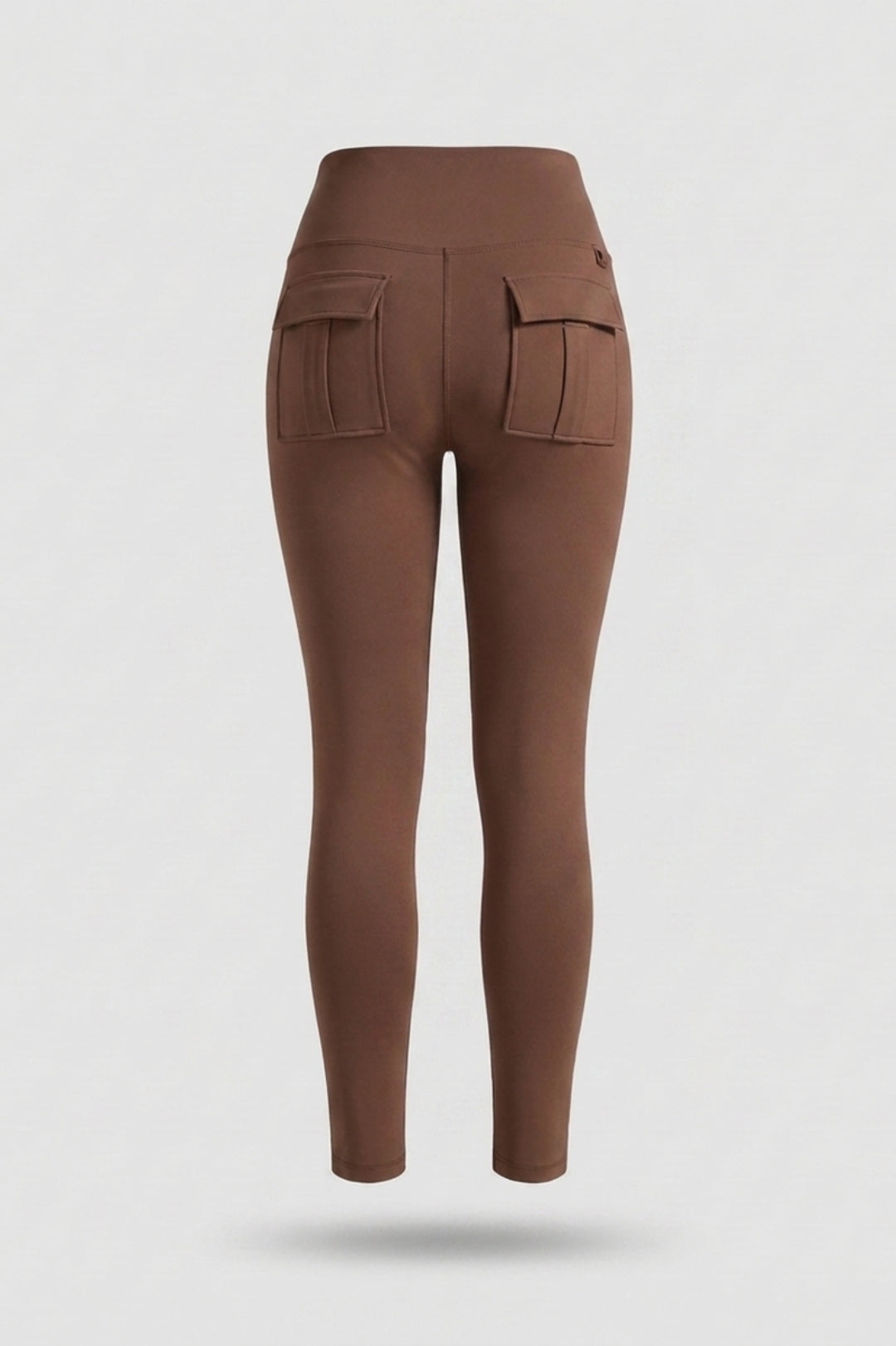 Dames Cargo Legging | Sculpting Fit | High Waist | Lichtblauwe Sportlegging Met Zakken