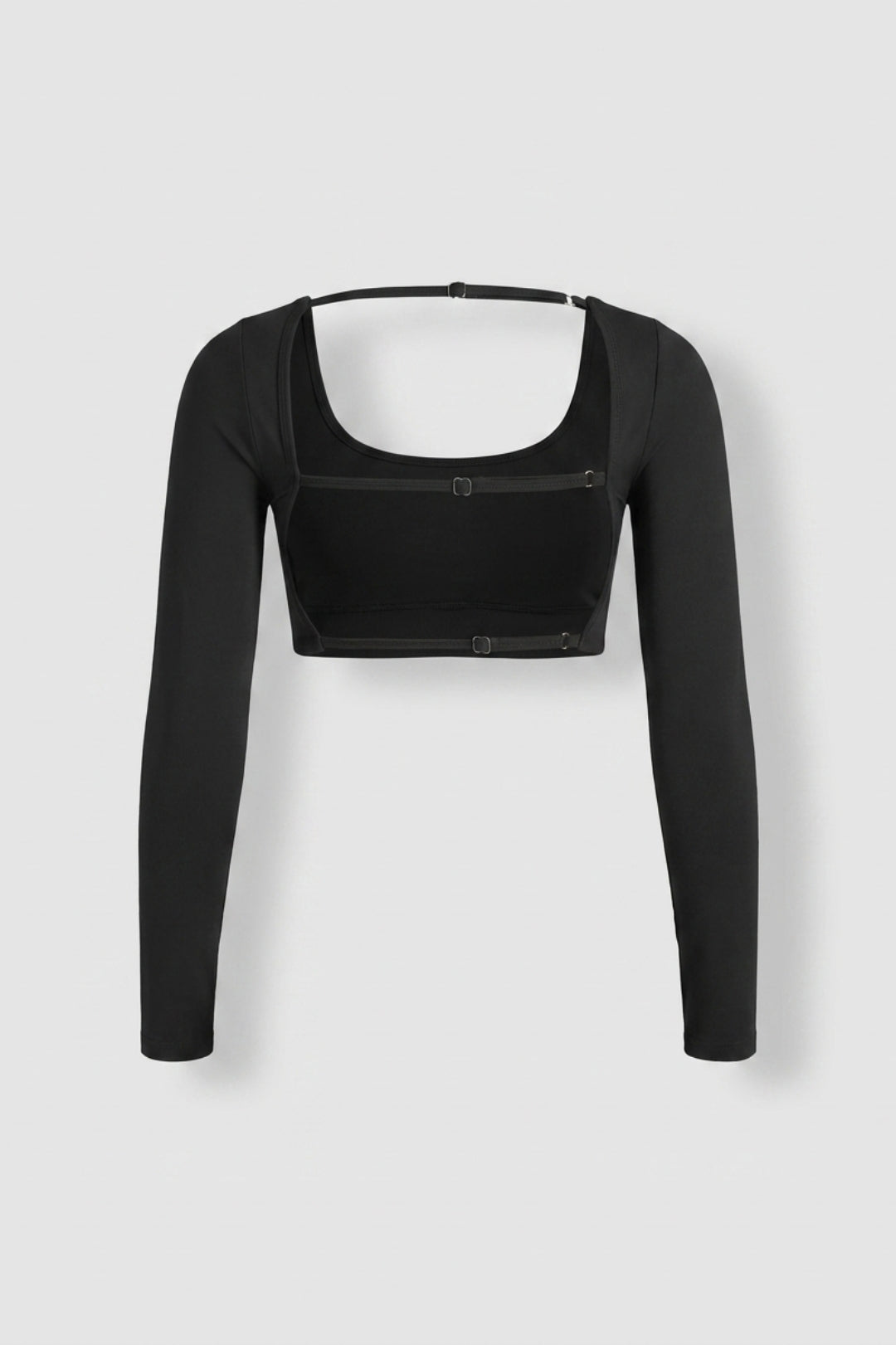 Dames Crop Sport Top | Aansluitende Fit | Open Back | Rode Activewear Top