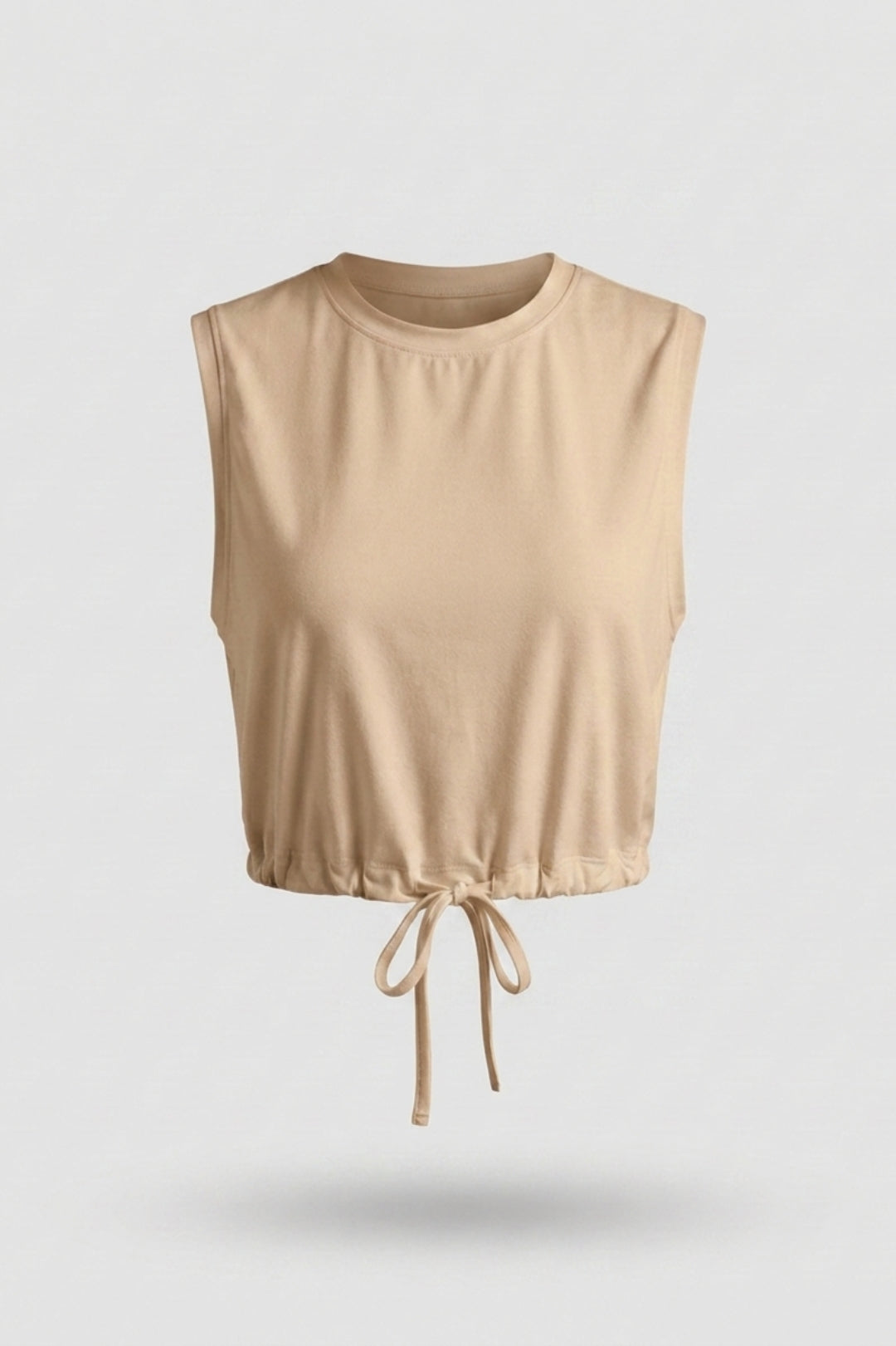 Dames Crop Sport Top | Mouwloos | Verstelbare Zoom | Activewear Top
