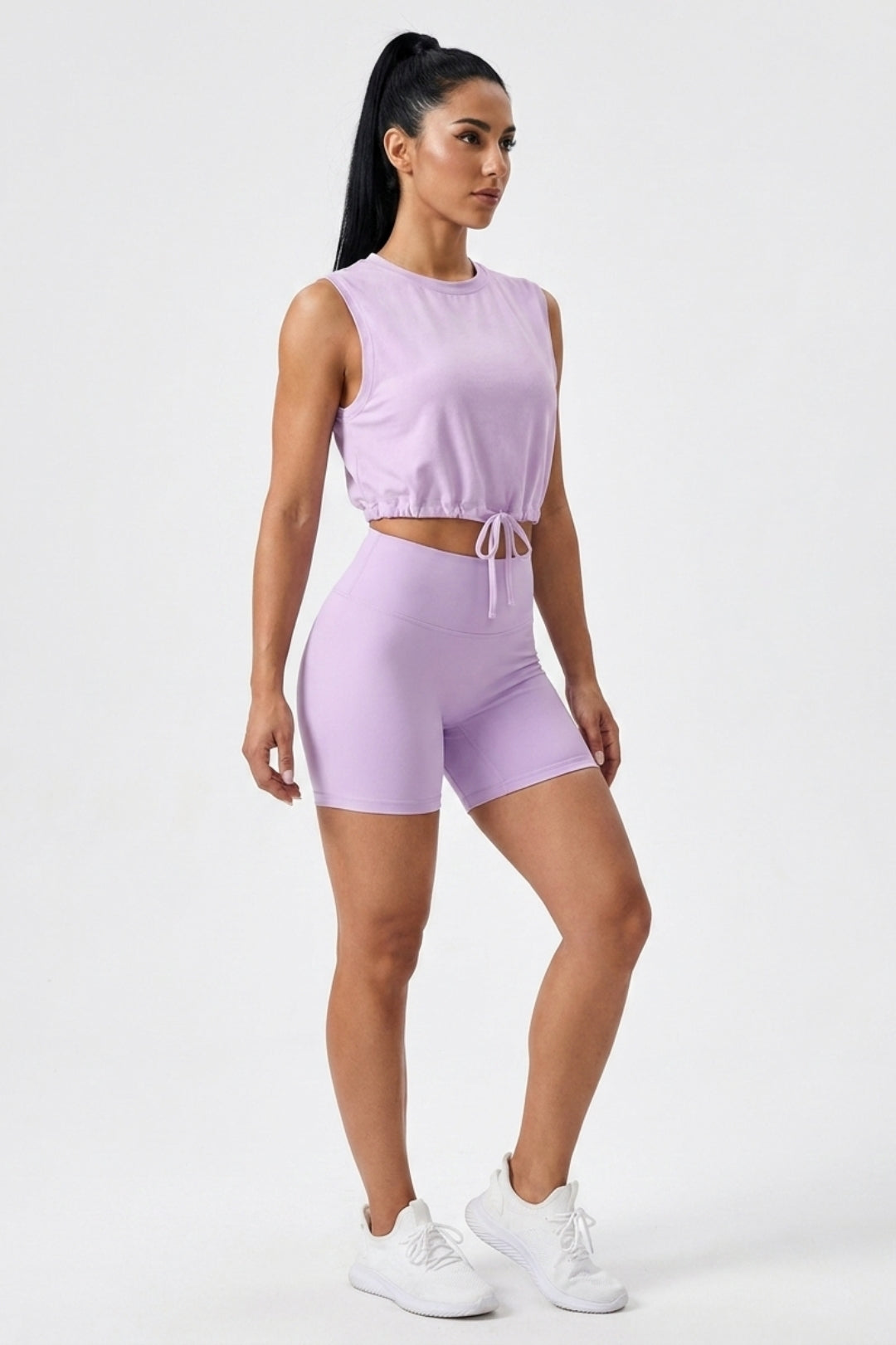Dames Crop Sport Top | Mouwloos | Verstelbare Zoom | Activewear Top
