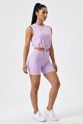 Dames Crop Sport Top | Mouwloos | Verstelbare Zoom | Activewear Top