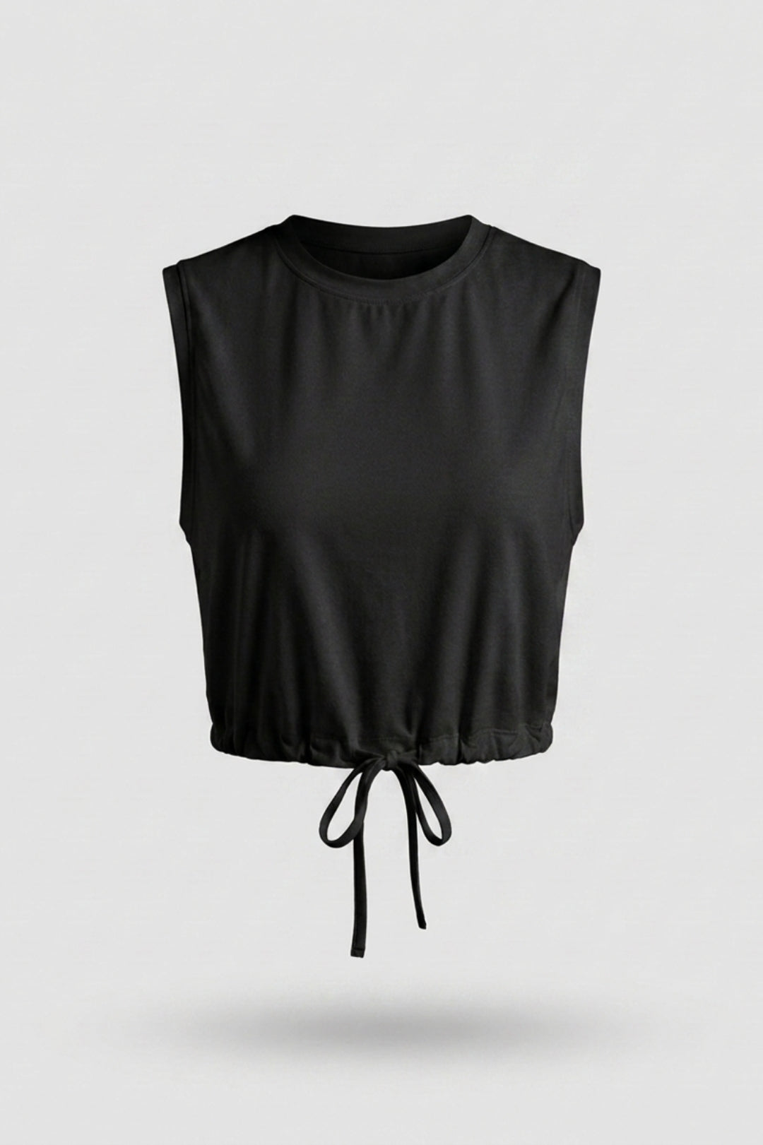 Dames Crop Sport Top | Mouwloos | Verstelbare Zoom | Activewear Top