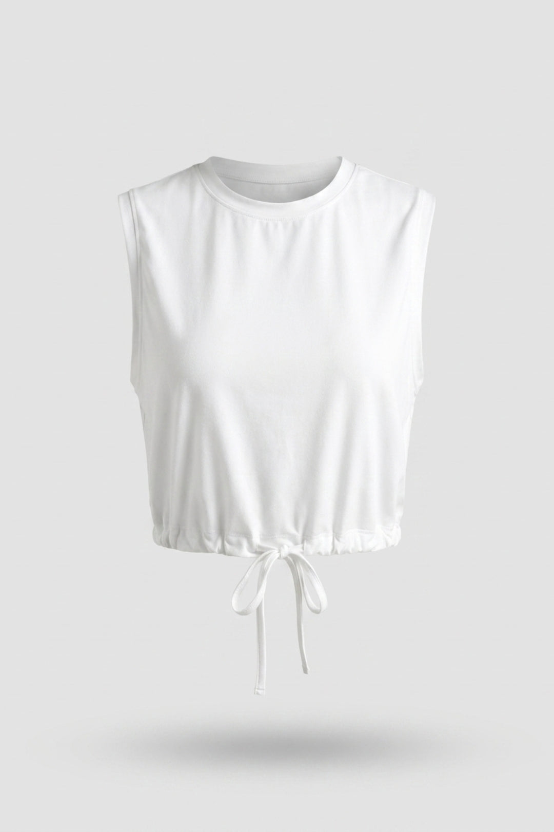 Dames Crop Sport Top | Mouwloos | Verstelbare Zoom | Activewear Top