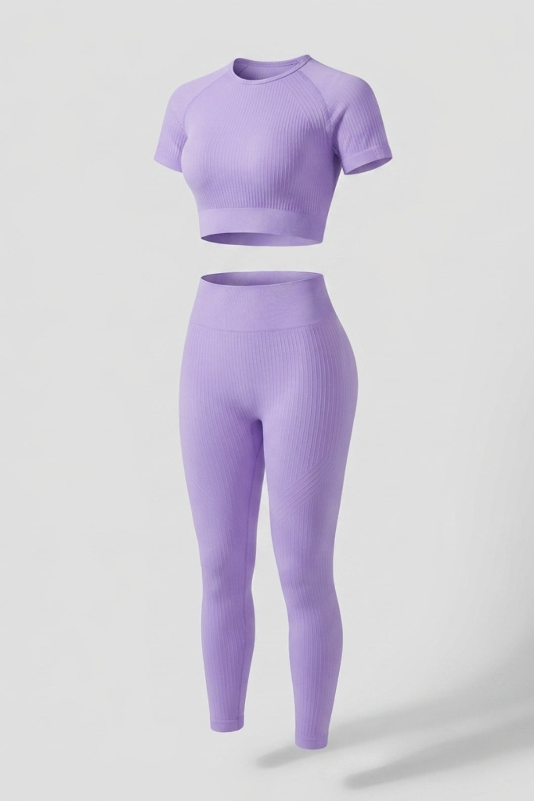 Dames Crop Top En Legging | Aansluitende Fit | High Waist | Workout Set