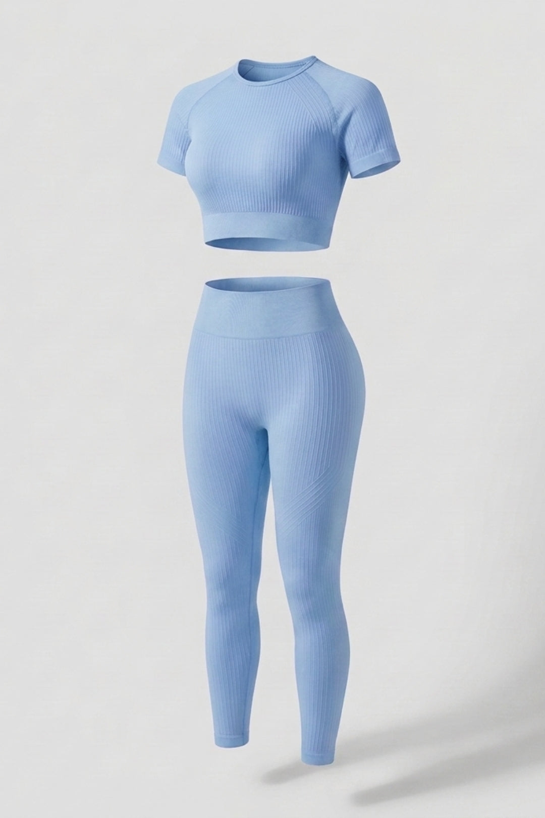 Dames Crop Top En Legging | Aansluitende Fit | High Waist | Workout Set