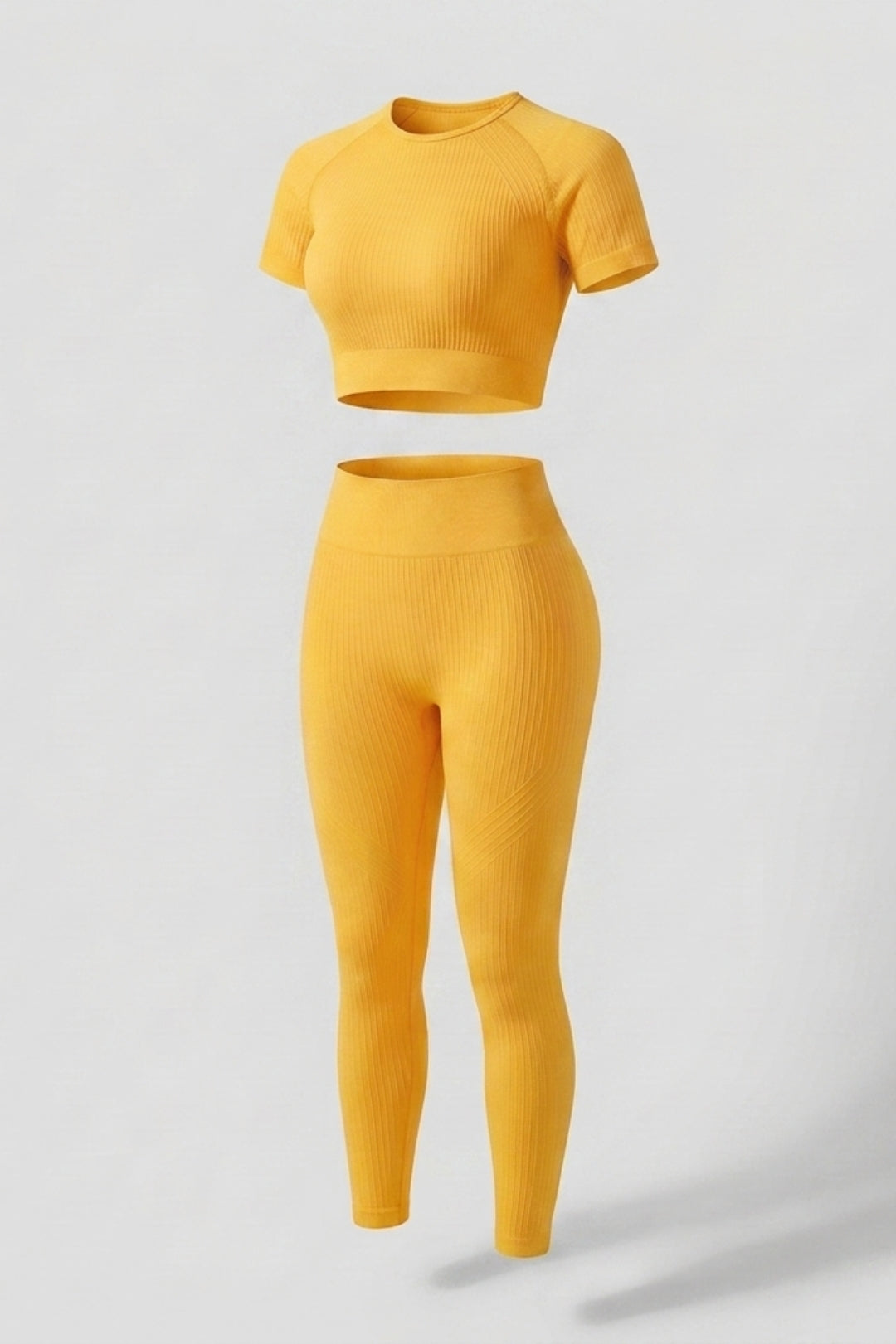Dames Crop Top En Legging | Aansluitende Fit | High Waist | Workout Set
