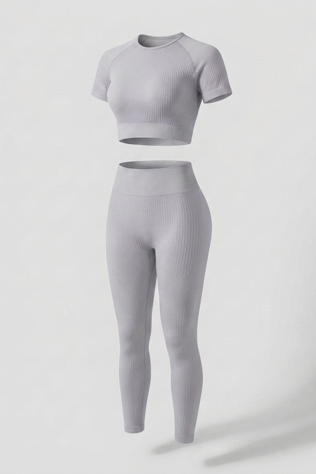 Dames Crop Top En Legging | Aansluitende Fit | High Waist | Workout Set