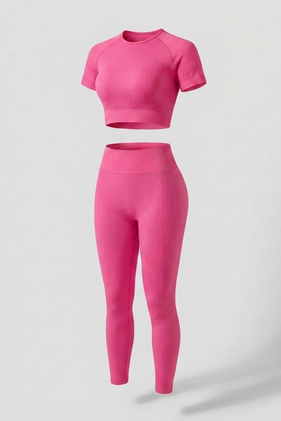 Dames Crop Top En Legging | Aansluitende Fit | High Waist | Workout Set