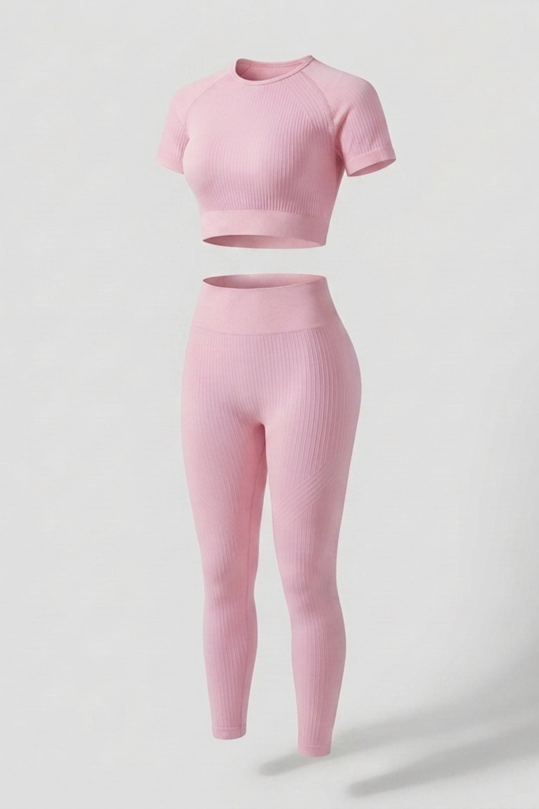 Dames Crop Top En Legging | Aansluitende Fit | High Waist | Workout Set
