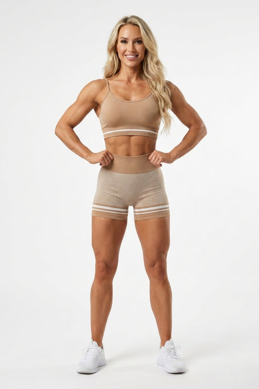Dames Fitness Set | High Waist Short | 2-Delige HYROX set