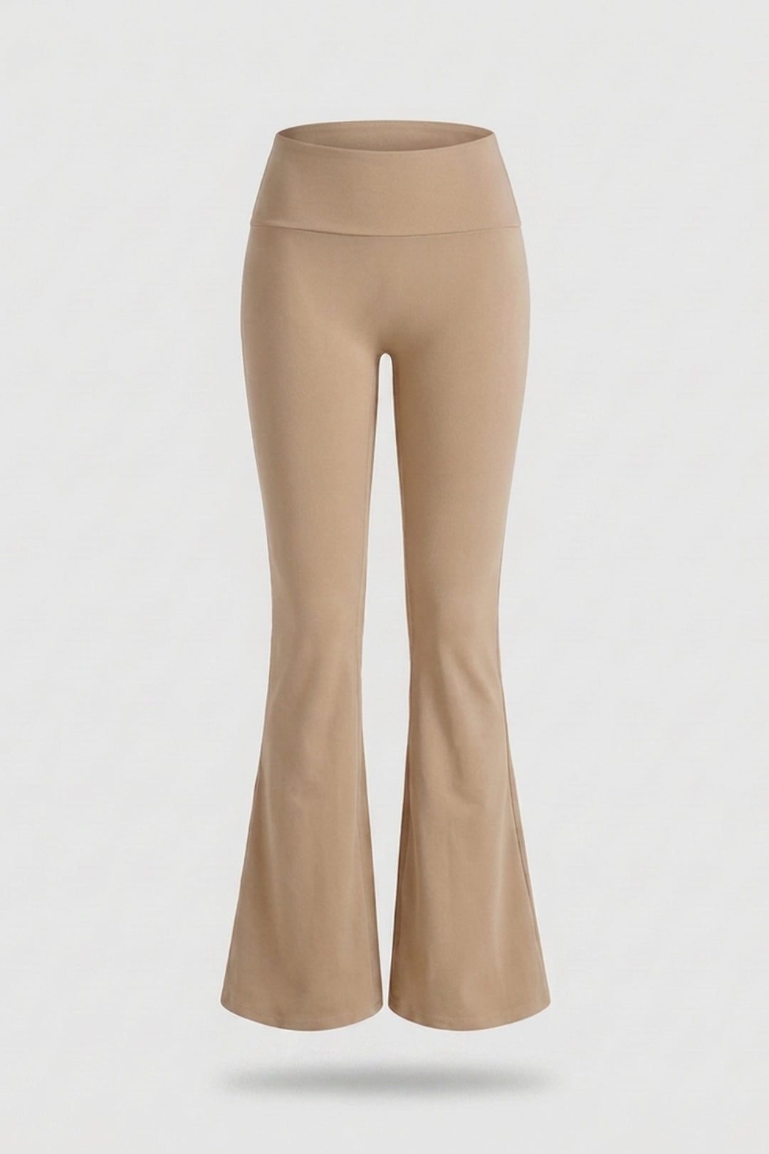 Dames Flared Legging | Slim Fit | Fold Over Band | Yoga Sportlegging
