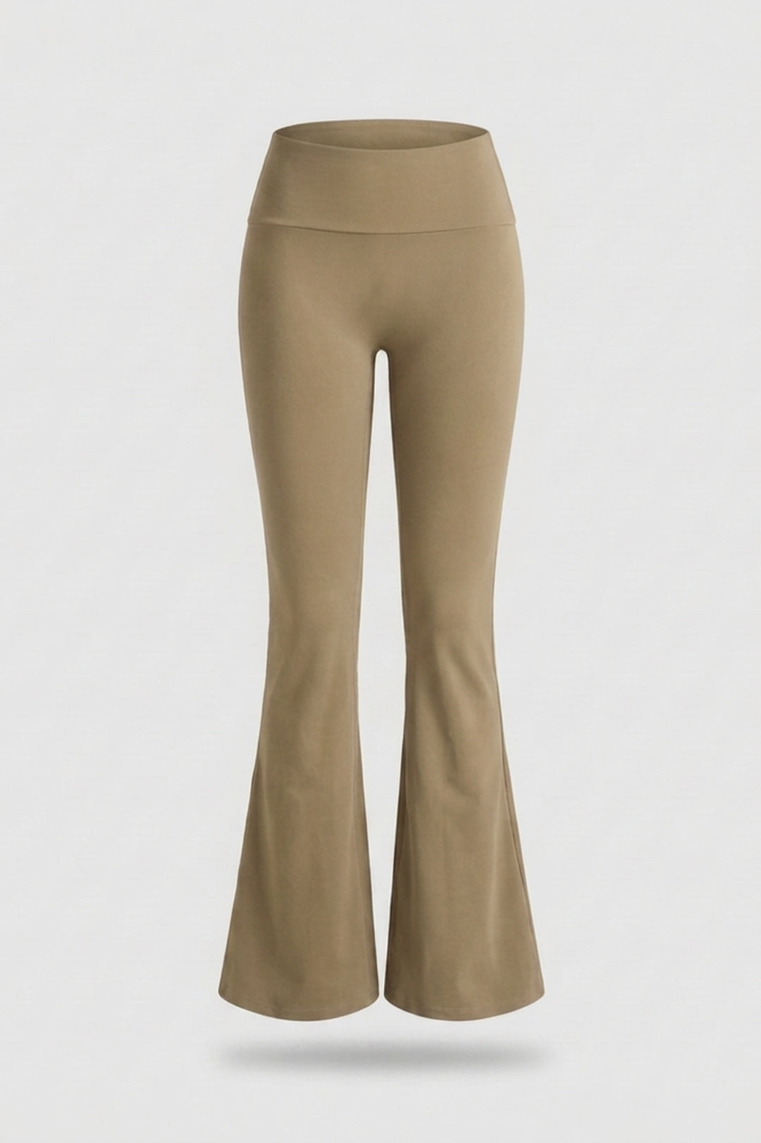 Dames Flared Legging | Slim Fit | Fold Over Band | Yoga Sportlegging