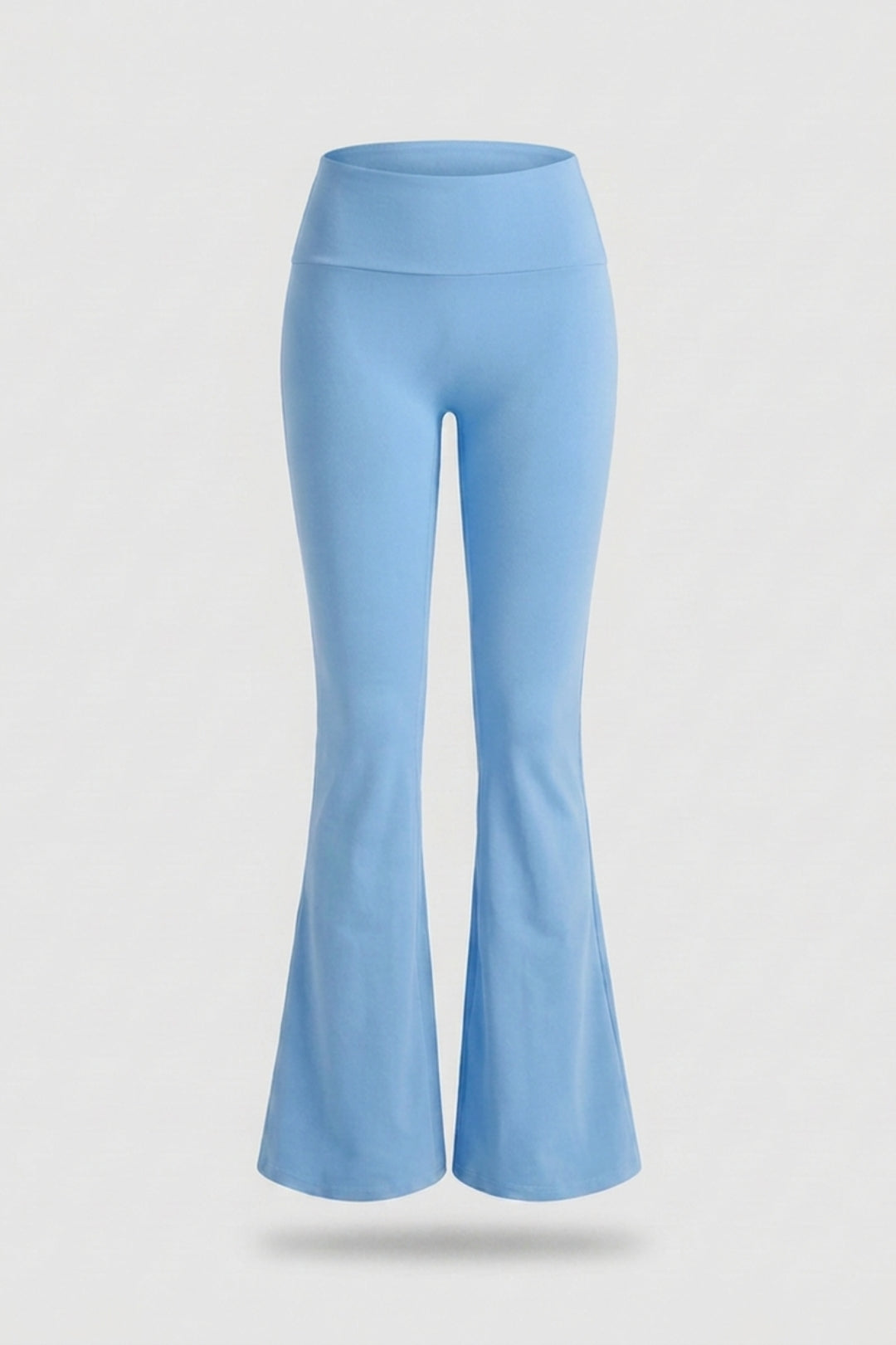 Dames Flared Legging | Slim Fit | Fold Over Band | Yoga Sportlegging