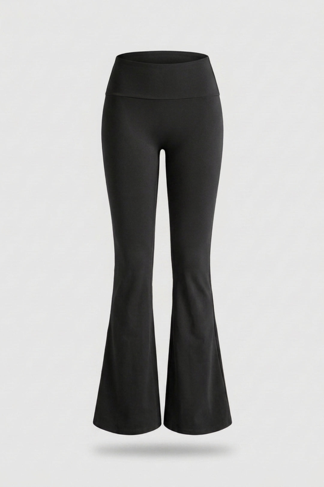 Dames Flared Legging | Slim Fit | Fold Over Band | Yoga Sportlegging
