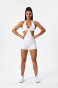 Dames Halter Jumpsuit | Cut Out Waist | One Piece jumpsuit